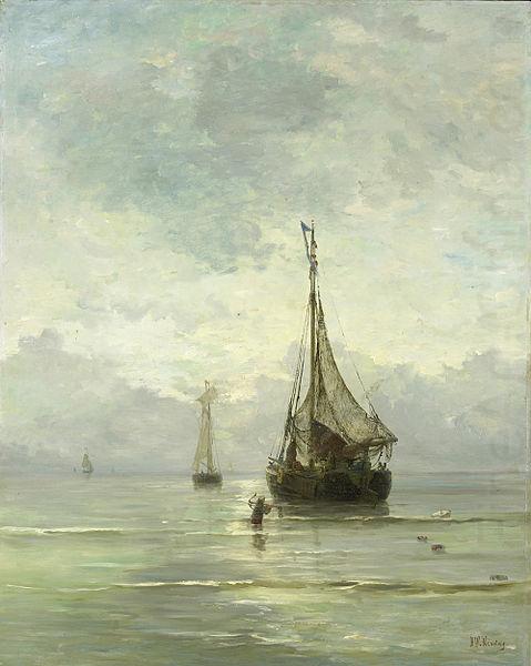 Calm Sea, Hendrik Willem Mesdag